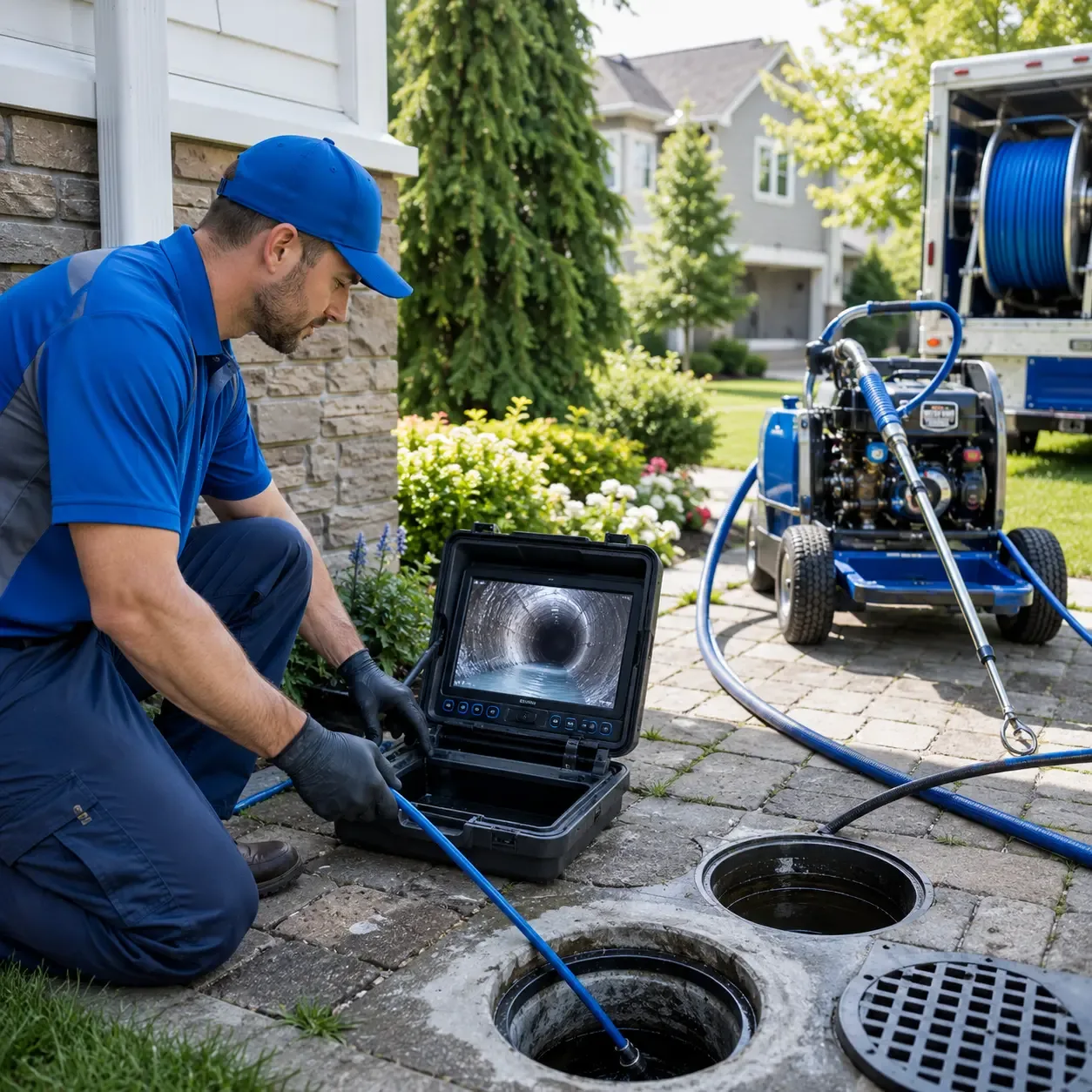 Outdoor drain cleaning professionals serving Winslow, IN